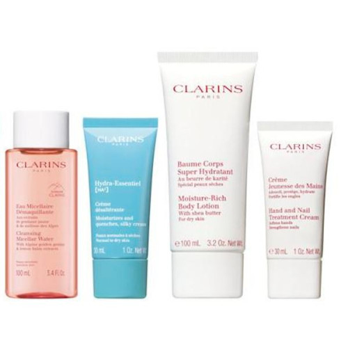 Clarins Head to Toe Moisturizing Essentials Travel Set