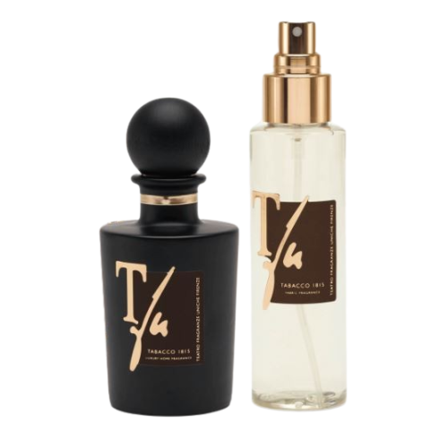 GIFT BOX TABACCO 1815 STICKS ML.100 HOME FRAGRANCE+SPRAY ML.100 FABRIC FRAGRANCE
